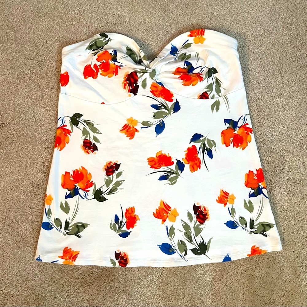 Torrid Sweetheart Tube Top Floral